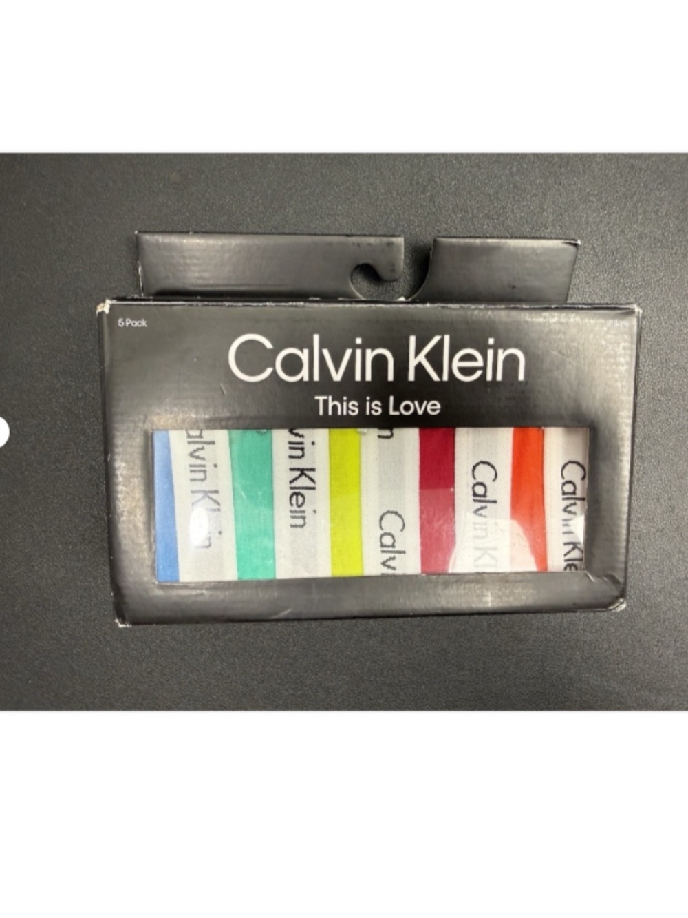 Calvin Klein Women's Carousel Logo Cotton Stretch Bikini 5-Pack Panties S 12528